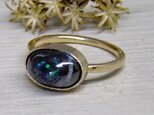 picture opal*14kgf ring
