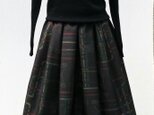 大島紬リメイク：タックスカート