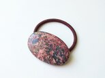 天然石の髪飾り「紅葉 ジャスパー」の画像