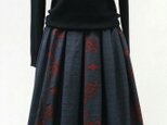大島紬リメイク：タックスカート