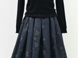 大島紬リメイク：タックスカート