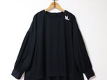 ★ 国産綿100%  上質ニット ブラウス ★最終出品の画像