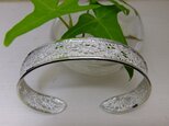 白銀のレースバングル＊silver925