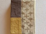 ☆sale☆柿渋・植物染料染めブックカバー dの画像