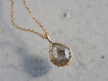 K18 Rose cut diamond pendant [OP703K18YG]