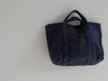 BASIC　TOTE　(S)　navy 帆布の画像