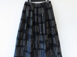 ＊アンティーク着物＊十日町紬のスカートスヌードセット(裏地つき)