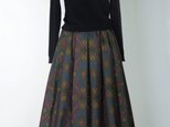大島紬リメイク：タックスカート