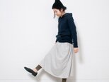 S0003-02　スウェットスカート　杢グレー