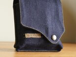 タバコケース　type1　岡山産デニム　真田紐　シガレットケース　の画像