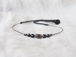 Smoky×Black Short Necklaceの画像