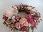 八ヶ岳〜（定形外郵便）ピンク小花のWreath01の画像