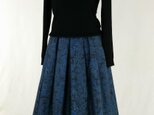 大島紬リメイク：タックスカート