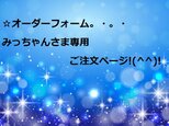 （1099）『みっちゃんさま専用ご注文ページ』(^^♪の画像