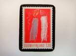 フィンランド クリスマス切手ブローチ 3153の画像