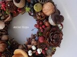 八ヶ岳〜(新作)静かな森の木の実のWreath11の画像