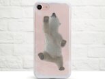 【人気商品】Baby Polar Bear Walking on My Frozen iPhone クリアソフト ケースの画像