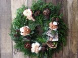 『送料無料』*7　Fresh Xmas Wreath　クリスマス　リースの画像