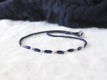 Blue＆Silver-Line Short Necklaceの画像