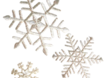 アップリケワッペン 雪印 スノーフレーク3枚セットシルバー ゆき 雪の結晶 冬 UI W-1150