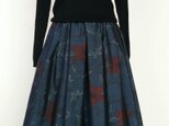大島紬リメイク：タックスカート