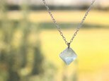 Rough Rock Fluorite Necklace グリーンフローライトの原石ネックレスの画像