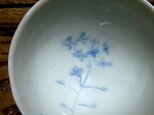 ナズナ　染付茶碗