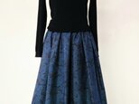 大島紬のリメイクスカート