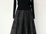 大島紬リメイク：タックスカート