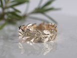 K18 Olive leaf ring [R002K18]
