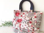 期間限定SALE❤︎¥2699wood★北欧柄デザイントートbagの画像