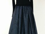 大島紬のリメイクスカート