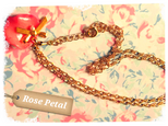 Rose Petal＊薔薇の花びらネックレス(Pink)の画像