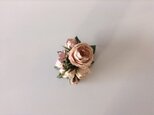 コサージュ『antique rose』/bgの画像