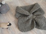 【オーダー品】ペルー製毛糸のグラニーマフラーの画像