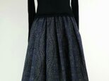 大島紬のタックスカート