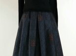 大島紬リメイク：タックスカート