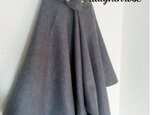 新色☆マント＊フリーサイズ(グレー)