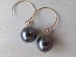 K14GF tahitian pearl pierceの画像