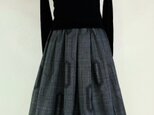 大島紬リメイク：タックスカート