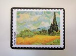 フランス ゴッホ切手ブローチ3365の画像