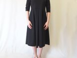 ※minarin様専用※アーミッシュ風シンプルワンピース◇ブラック *定番生地*の画像