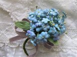 忘れな草のコサージュ・N