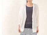 リネン100％ dolman cardiganの画像