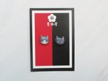 猫のピアス～灰シロとサバトラ２の画像