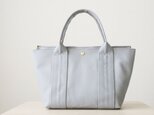 bag in bag 付き帆布トート（グレー)の画像