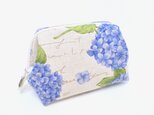 オルテンシア（ブルー）　ワイヤーポーチ