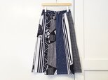 着物リメイク　浴衣地はぎスカート（SK008）の画像