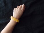 送料無料　イエローカルサイトのブレスレット【在庫限り】