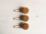 木のストールピン ○